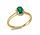 Langerak Diamonds 1BH12G454-1, Ring met smaragd en diamant
