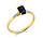 Langerak Diamonds 1HL98G454-1, Ring met saffier en diamant