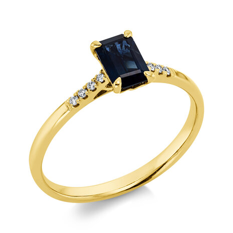 Langerak Natural Diamonds Langerak Diamonds 1HL98G454-1, Ring met saffier en diamant