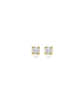Langerak Lab Grown Diamonds Langerak Essentials 4033684, Oorstekers Lab Grown 14k geelgoud