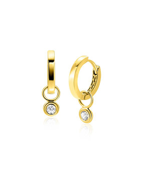 Zinzi Zinzi ZGCH560,  Creoolhangers 14 karaats goud