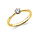 Diamond Group 1C481G454-13, Ring Solitair Briljant 14 krt geelgoud