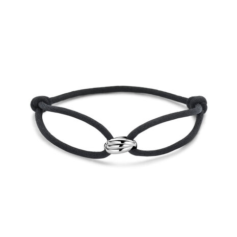 Langerak Essentials Langerak Essentials 1801013, armband satijn zwart