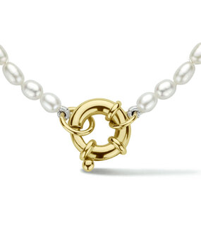 Langerak Essentials Langerak Essentials 2103267, Collier zoetwaterparel goldplated