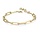 langerak essencials B1022Y-18+3, armband goldplated