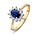 Excellent RG414896-56, Ring saffier en briljant