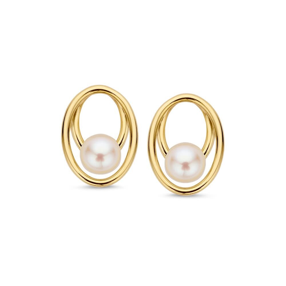 Excellent Jewelry Excellent OB137520, Oorstekers zoetwaterparel