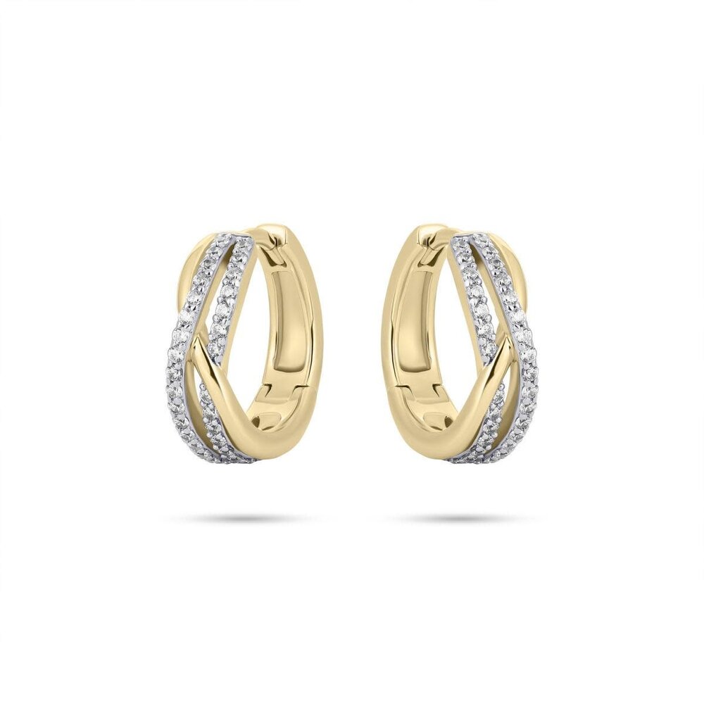 Langerak Essentials Langerak Essentials KC090Y, Creolen Goldplated