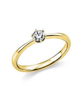 Langerak Diamonds Diamond Group 1C480G452-8, Ring Solitair Briljant 14 krt geelgoud