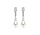 Langerak Essentials 1338411, Oorhangers zilver parel