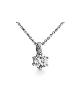 Saint Maurice Saint Maurice 31/04573-0-Pt, Hanger Solitair briljant Platina 950