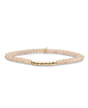 Sparkling Jewels Sparkling Jewels SB-G-4MM-RLI-G65, Kralenarmband