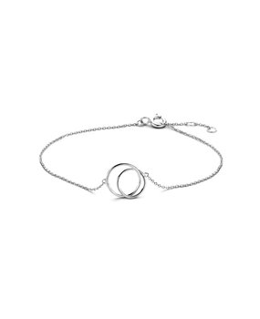 Langerak Essentials Langerak Esentials 41.04229, Armband 14 karaats witgoud