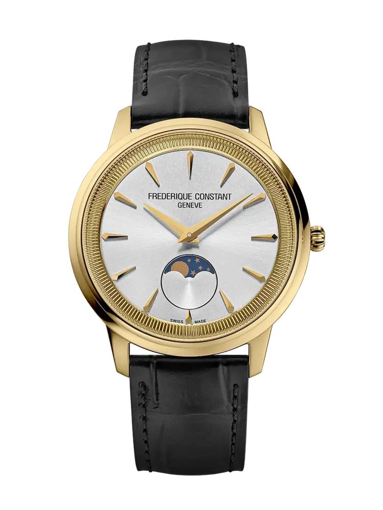 Frederique Constant Frederique Constant FC-206S3S5, Horloge leren band