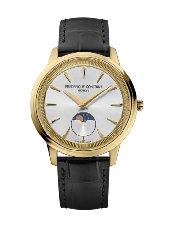 Frederique Constant Frederique Constant FC-206S3S5, Horloge leren band