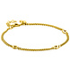 Zinzi Zinzi ZIA2409G, Armband goldplated