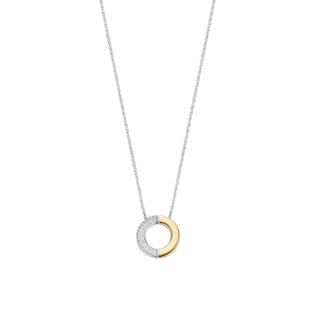 Ti Sento Ti Sento 34120ZY/42, Collier zilver goldplated