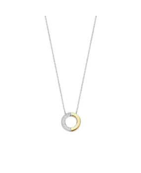 Ti Sento Ti Sento 34120ZY/42, Collier zilver goldplated