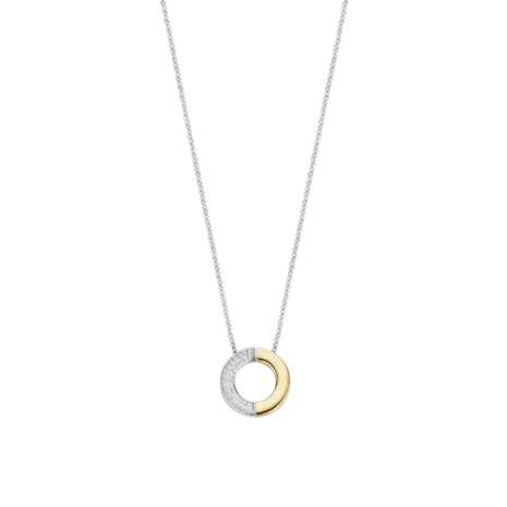 Ti Sento Ti Sento 34120ZY/42, Collier zilver goldplated