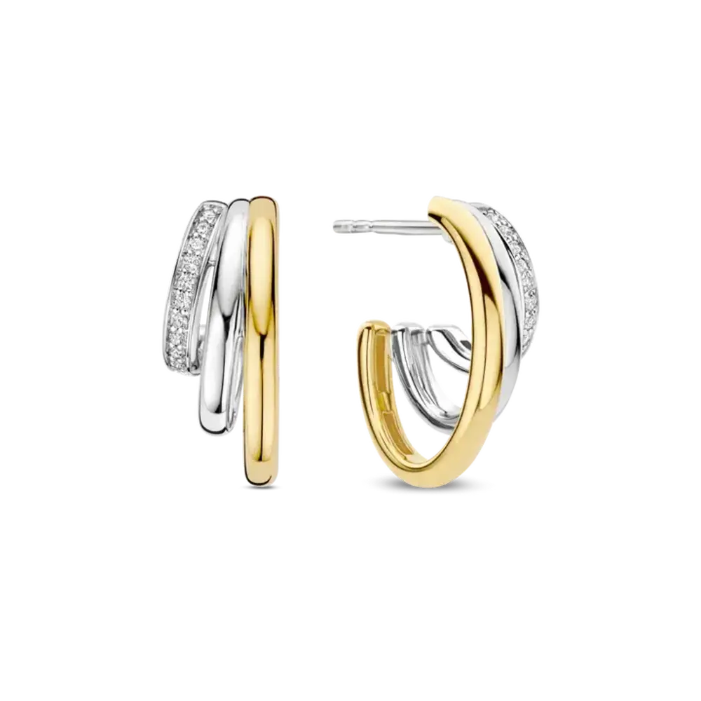 Ti Sento Ti Sento 78068ZY, Oorstekers goldplated