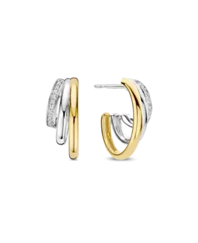 Ti Sento Ti Sento 78068ZY, Oorstekers goldplated