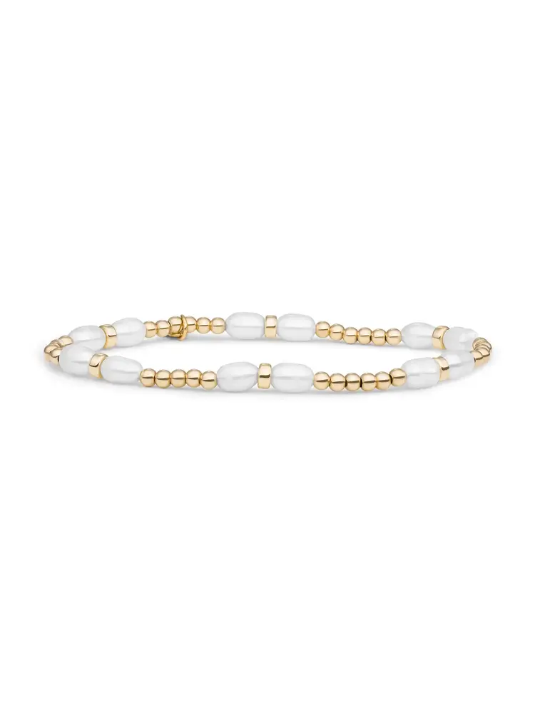 Sparkling Jewels Sparkling Jewels SBG-PEARL-MIX-DBFTCRDL, Kralenarmband