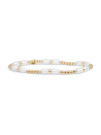Sparkling Jewels Sparkling Jewels SBG-PEARL-MIX-DBFTCRDL, Kralenarmband