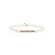 Sparkling Jewels Spparkling Jewels SB-G-4MM-RLI-PEARL, Kralenarmband