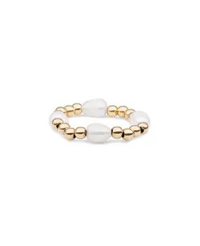 Sparkling Jewels Sparkling Jewels SRI-G-RDL-P01, Ring goldplated