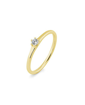 Saint Maurice Saint Maurice STM/06335-G-54, Ring met briljant 14 karaats geelgoud