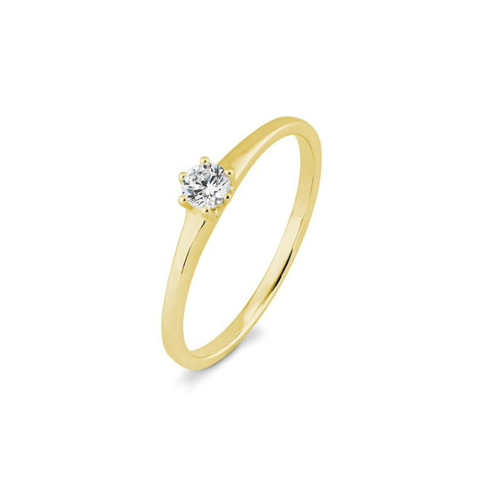 Saint Maurice Copy of Saint Maurice STM/06335-G-54, Ring met briljant 14 karaats geelgoud