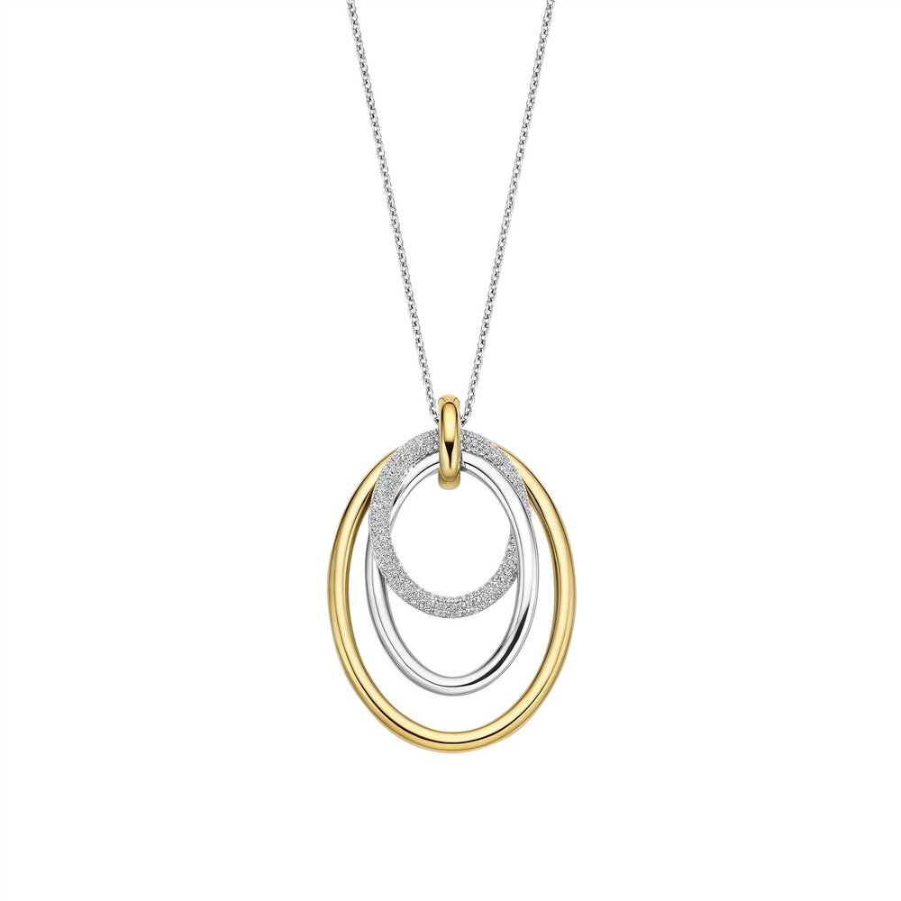 Ti Sento Ti Sento 34127ZY/40, zilver plated collier met hanger