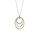 Ti Sento 34127ZY/40, zilver plated collier met hanger