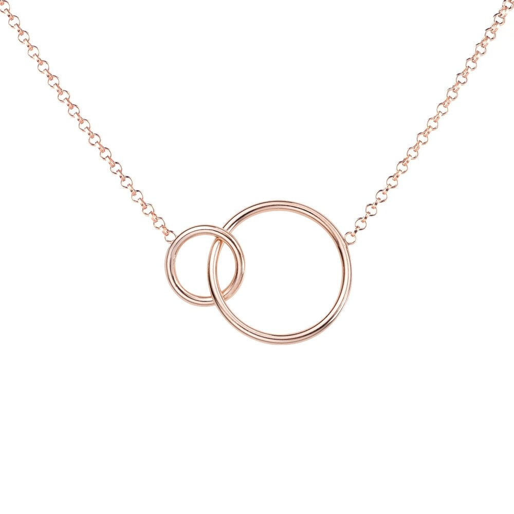 Zinzi Zinzi ZIC1278R, Collier zilver verguld