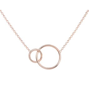 Zinzi Zinzi ZIC1278R, Collier zilver verguld