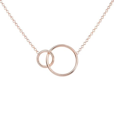 Zinzi Zinzi ZIC1278R, Collier zilver verguld