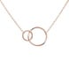 Zinzi Zinzi ZIC1278R, Collier zilver verguld