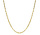 Zinzi ZIC2033G, Collier zilver verguld