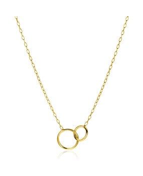 Zinzi Zinzi ZIC2275G, Collier zilver verguld