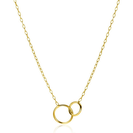 Zinzi Zinzi ZIC2275G, Collier zilver verguld