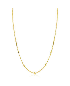 Zinzi Zinzi ZIC2714G, Collier zilver verguld