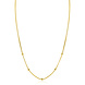Zinzi Zinzi ZIC2714G, Collier zilver verguld