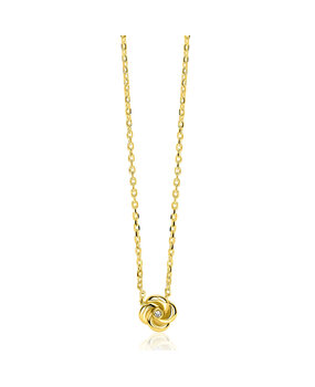 Zinzi Zinzi ZIC2872Y, Collier zilver verguld