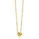 Zinzi Zinzi ZIC2872Y, Collier zilver verguld