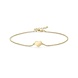 Langerak Essentials Langerak Essentials B1016Y, Armband zilver verguld