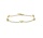 Langerak Essentials B1025Y, Armband zilver verguld