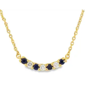 WRSM WRSM GCE2478, Collier saffier en briljant