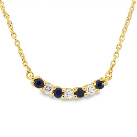 WRSM WRSM GCE2478, Collier saffier en briljant
