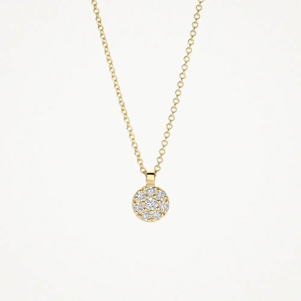 Blush Blush 3206YZI, Collier 14k geelgoud met zirkonia