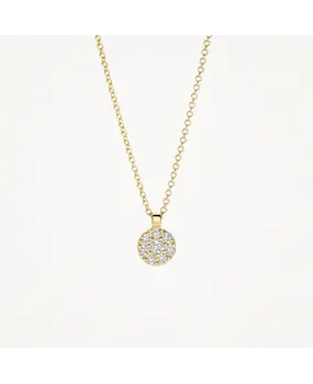 Blush Blush 3206YZI, Collier 14k geelgoud met zirkonia